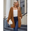Zeagoo Women’s Zip Up Hoodies Long Sleeve Long Tunic Sweatshirts Oversized(Rust)