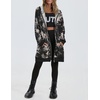 Zeagoo Women’s Zip Up Hoodies Long Tunic Sweatshirts Oversized Fleece Casual Long Sleeve 2026 Fall Hoodie Jacket Coat(Pat1)