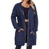 Zeagoo Women’s Zip Up Hoodies Long Tunic Sweatshirts Oversized Fleece Casual Long Sleeve 2026 Fall Hoodie Jacket Coat(Solid Navy)