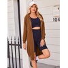 Zeagoo Women’s Zip Up Hoodies Oversized Fleece Long Tunic Sweatshirts Casual Long Sleeve 2026 Fall Hoodie Jacket Coat(Rust)