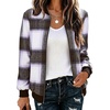 Purple Brown Plaid- Gw579