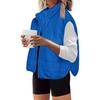 Zeagoo Womens Puffer Vest Ladies Sleeveless Zip Up Outerwear(Blue)