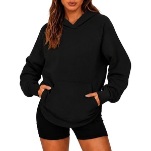 Zeagoo Womens Oversized Hoodies Pullover Fleece Hooded Sweatshirt Trendy(Black)