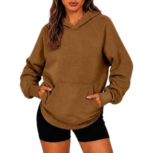 Zeagoo Womens Oversized Hoodies Pullover Fleece Hooded Sweatshirt Trendy(Brown)
