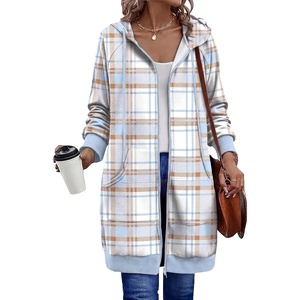 Zeagoo Women’s Zip Up Hoodies Long Sleeve Long Tunic Sweatshirts Oversized(Gw520)
