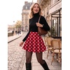 Zeagoo Women’s Skirt Basic Mini Skater Skirt 2026 Summer Skirts Stretchable High Waist A-Line Party Club Skirts(Jh717)